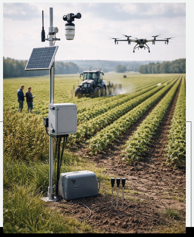 Разработка IoT мониторинга полей в Новокубанске от 8838 р. | АвикейНкб